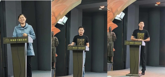 20240711-米兰milan官方网站青年教职工赴青海开展实践活动-林萍-郭菲、莫一林、杨听宇(从左到右)作学习分享.jpg